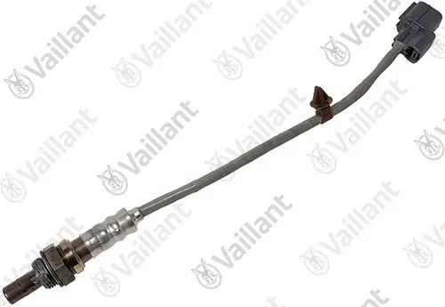 Vaillant Sensor für Lambdasonde mit einem Verbindungskabel und einem Stecker, gefertigt aus metallischen und synthetischen Materialien, zur Emissionsüberwachung in Heizsystemen.
